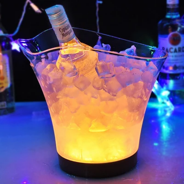 5.5L Rechargeable Ice Buckets Beer Whisky Cooler Colors Changing Cocktail Wine Holder for Party Home Bar Nightclub Supplies - Image 10
