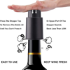 1Pcs Wine Vacuum Pump Stoppers with Time Scale Record + 2Pcs Champagne Stoppers,Reusable Bottle Preserver Cork Keeps Wine Champagne Sparkling Wine Fresh Reusable Wine Champagne Preserver - Image 5