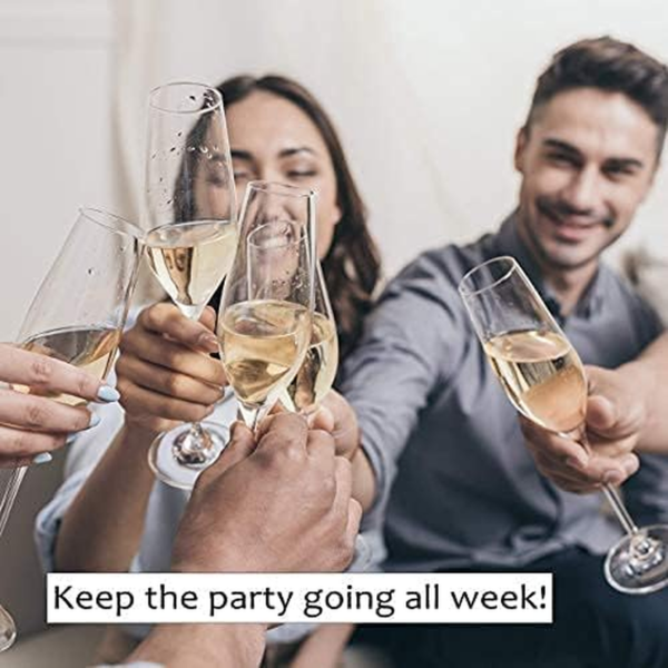 Champagne Stopper by  Bottle Sealer with a Built in Pressure Pump for Prosecco, Cava,And Sparkling Wine. Let the Cork Fly and Keep Your Fizz’S Bubbles. Stainless Steel, Accessories for Champagne - Image 5