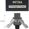 Champagne Stopper by  Bottle Sealer with a Built in Pressure Pump for Prosecco, Cava,And Sparkling Wine. Let the Cork Fly and Keep Your Fizz’S Bubbles. Stainless Steel, Accessories for Champagne - Image 3
