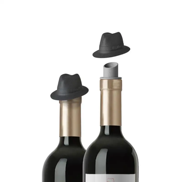 Reusable Silicone Wine Champagne Stopper Cap Vacuum Seal Wine Cork Plug Bear Bottle Sealed Cover Household Kitchen Accessories - Image 2