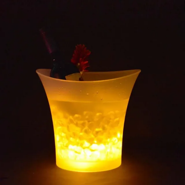5L 6 Color LED Ice Bucket Waterproof Plastic Light up Champagne Beer Buckets for Bars Nightclubs Night Party - Image 12