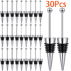 30Pcs Bottle Stopper DIY Beaded Wine Bottle Stopper Sealed Fresh-Keeping Wine Champagne Stopper - Image 2