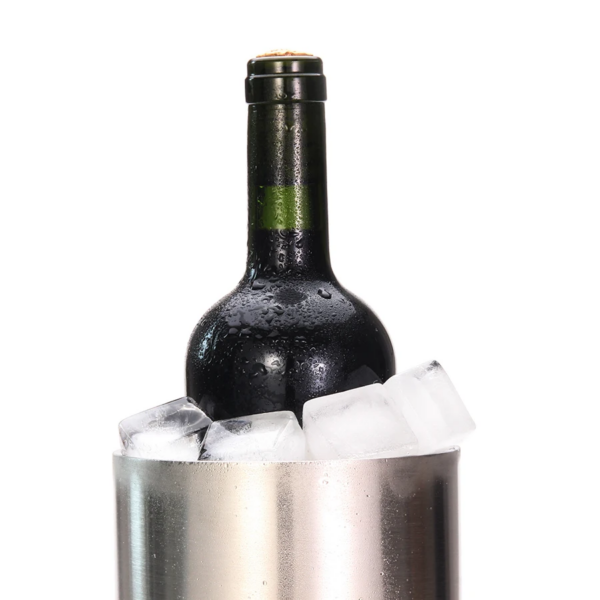 Wine Cooler- Ice Bucket Double Wall Stainless Steel - Multipurpose Use as Kitchen Utensil Holder and Flower Vase - Image 3