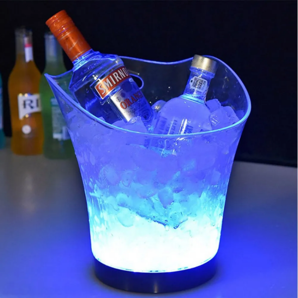 5.5L Rechargeable Ice Buckets Beer Whisky Cooler Colors Changing Cocktail Wine Holder for Party Home Bar Nightclub Supplies - Image 5