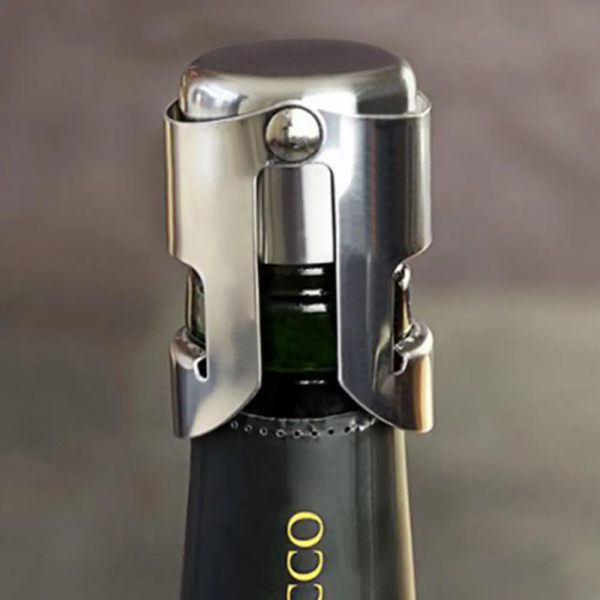 Stainless Steel Champagne Stopper Cork Sparkling Wine Bottle Plug Sealer Push-Type Inflatable Cap Bottle Opener Bar Accessories - Image 7