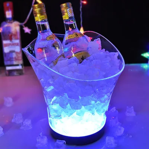 5.5L Rechargeable Ice Buckets Beer Whisky Cooler Colors Changing Cocktail Wine Holder for Party Home Bar Nightclub Supplies - Image 11