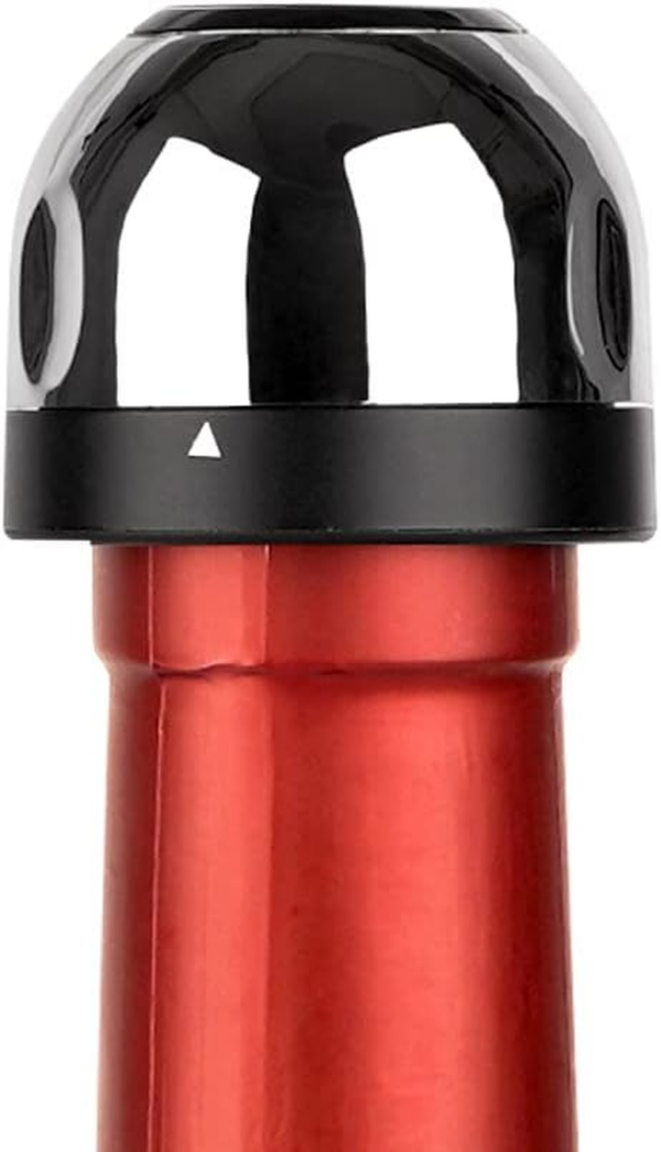 Wine Stopper- Champagne Preserver, Air Tight Sparkling Wine Saver, Bollinger Prosecco Cava Bottle Fizz Sealer, Reusable Vino Cap, Cork Replacement, Prolong Wine Fresh - Image 8