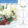 Champagne Flutes, Crystal Champagne Glasses, Champagne Glass-Set of 4, Hand Blown Lead-Free Crystal Sparkling Wine Glass Stemware Set Dishwasher Safe-8.5 Oz Ideal for Any Catered Events - Image 5