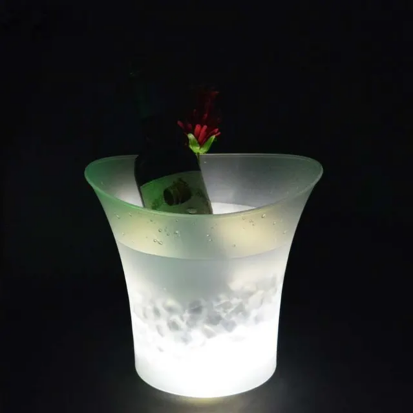 5L 6 Color LED Ice Bucket Waterproof Plastic Light up Champagne Beer Buckets for Bars Nightclubs Night Party - Image 11