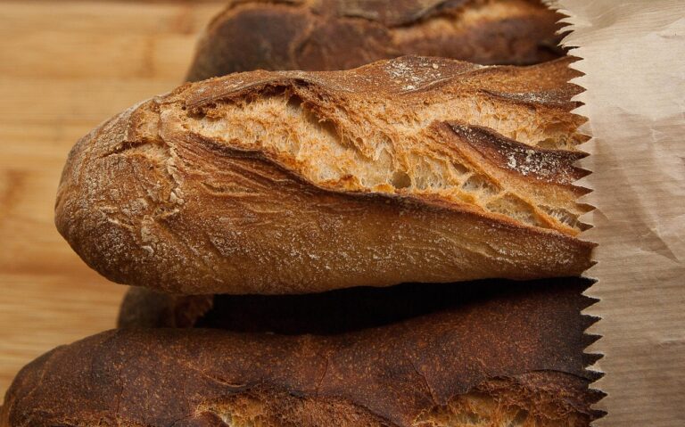 French baguettes and bakery bread