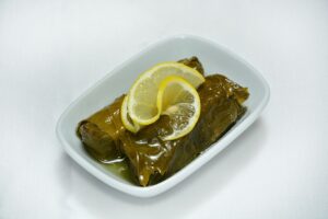 Professional Leaf wrapping photography for PeopleGourmet article