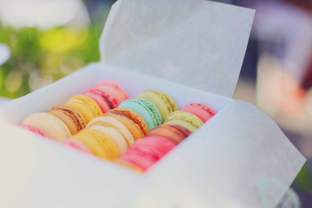 Professional Macarons photography for PeopleGourmet article